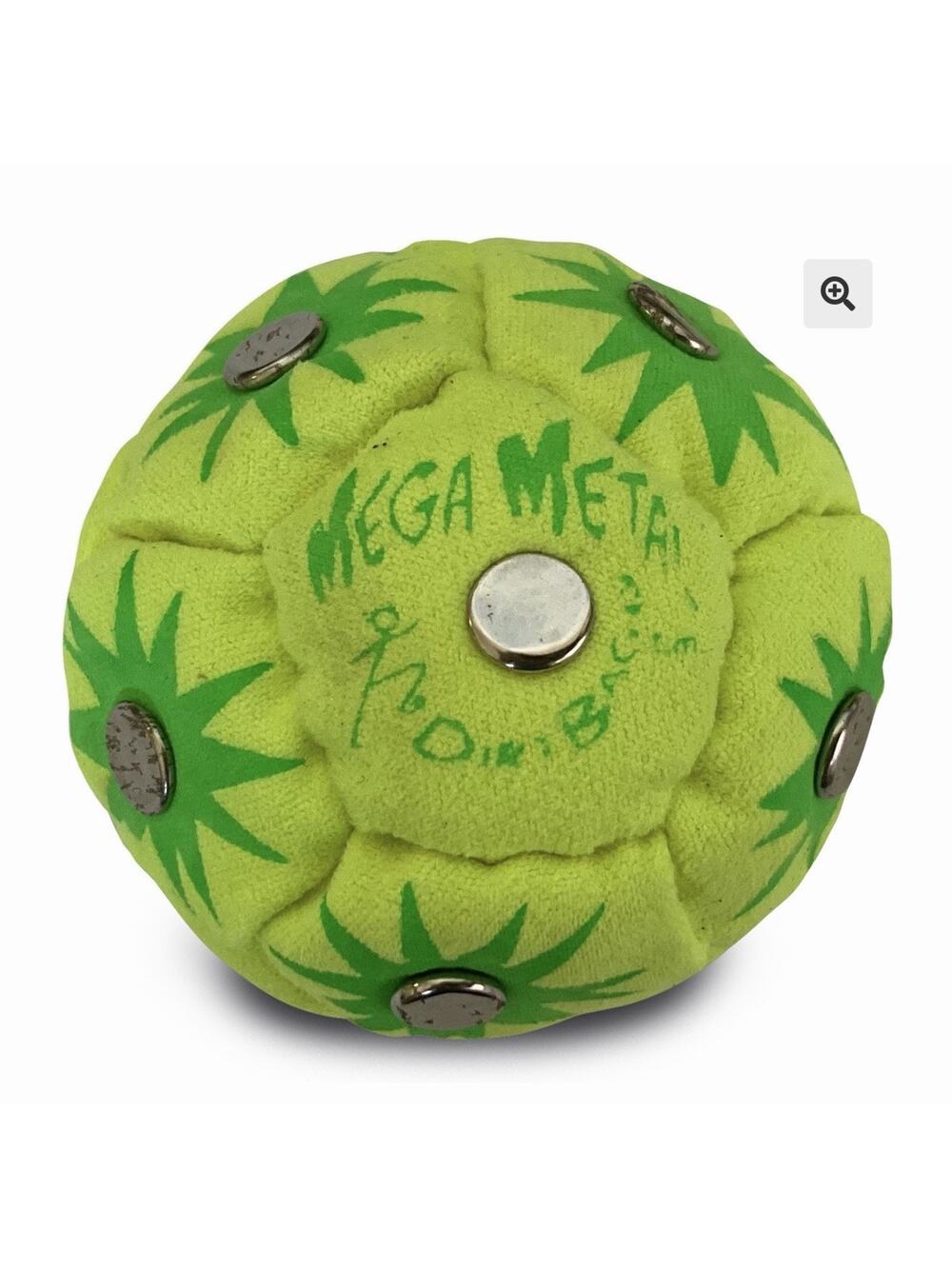 🔥World Footbag DirtBag Mega Metal Hacky Sack Lime/Green BNWT🔥